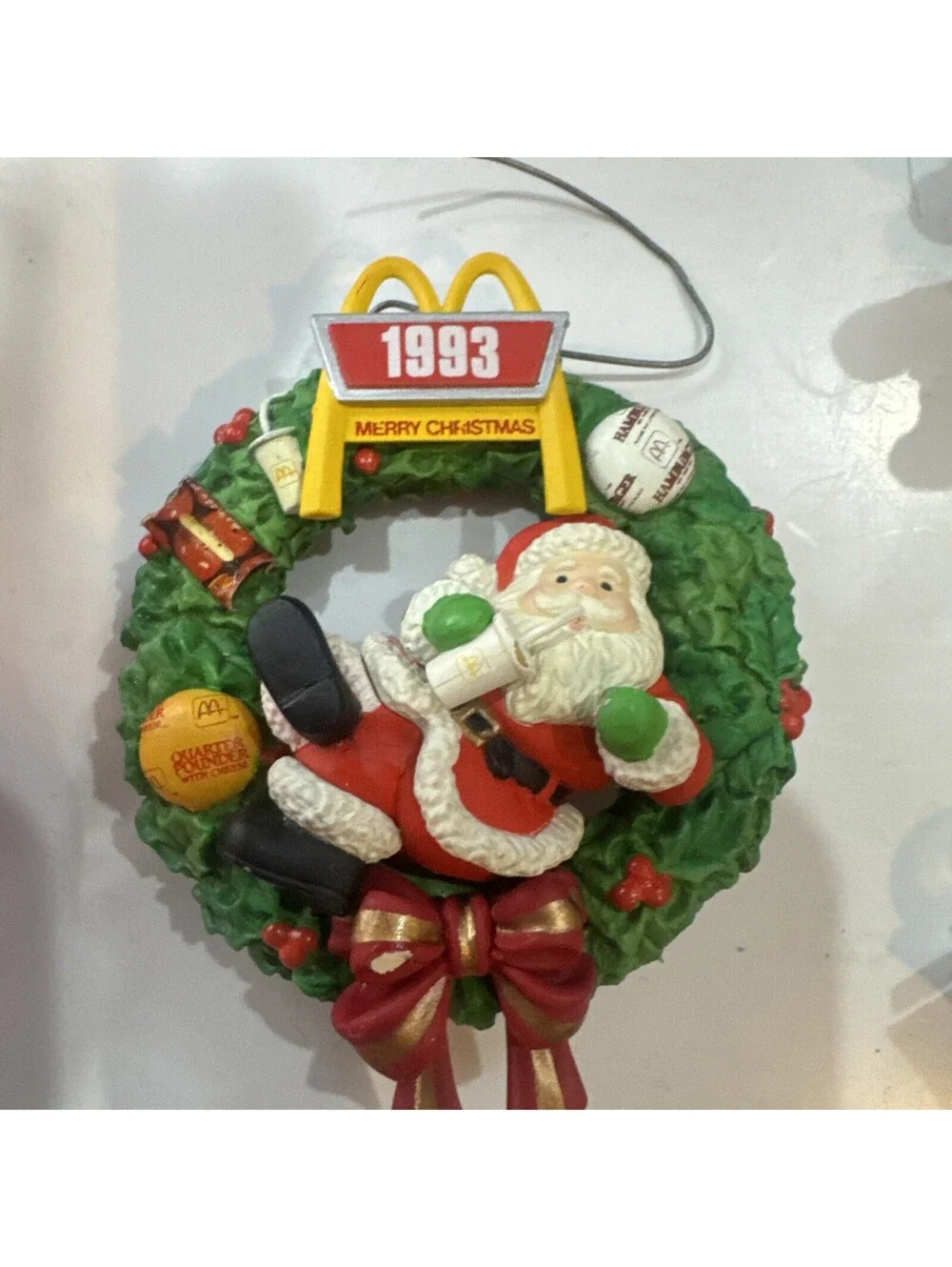 12 VTG Mcdonald's ornaments from the 1990's.